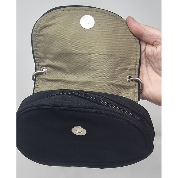 Baggallini On The Go Nylon Convertible Fanny Pack Crossbody Black Wallet *READ* - Picture 7 of 15